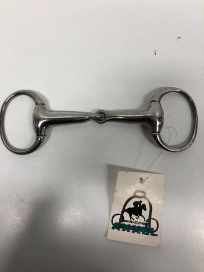 Mors droit � olives AXXEL cheval acier inoxydable �quitation neuf