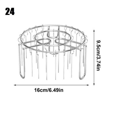 Friteuse � Air Grill Rack 24 Brochettes � Viande Vertical Kabob Support Barbecue Support pour