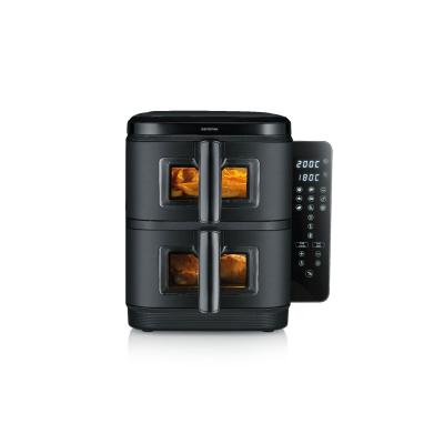 Friteuse � air chaud SFry Duo Stack, Air fryer 9 programmes, Friteuse sans hu...