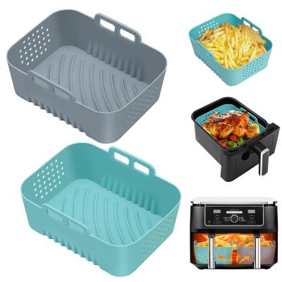 Moule Silicone Air Fryer, 2 Pi�ces R�utilisables Plat Pour Airfryer pour Pani...