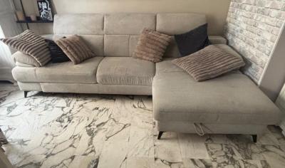 canap� d'angle convertible avec coffre de rangement