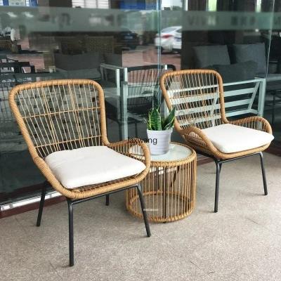 Chaise Rotin Nordique Fauteuil Salon Balcon Mobilier Maison Design