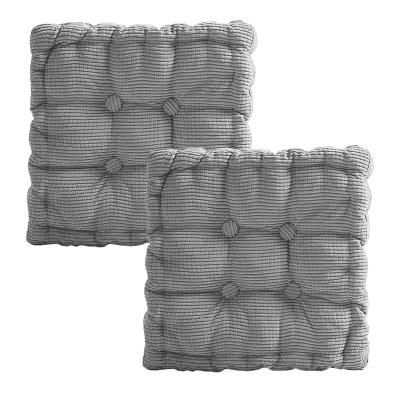 Lot de 2 coussins de chaise d'ext�rieur  40 x 40 cm  Avec 8 cm d'�paisseur  D...