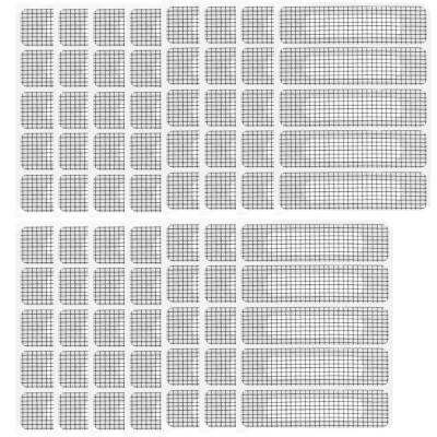 150 Pi�ces Kit de R�paration D'�cran de Fen�tre, Kit de R�paration de Moustiq...