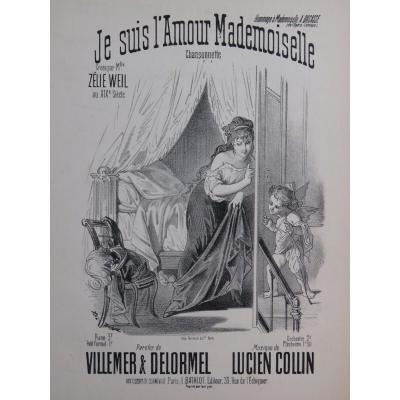 Collin Lucien Sono L'Amore Mademoiselle Chant Piano Ca1880