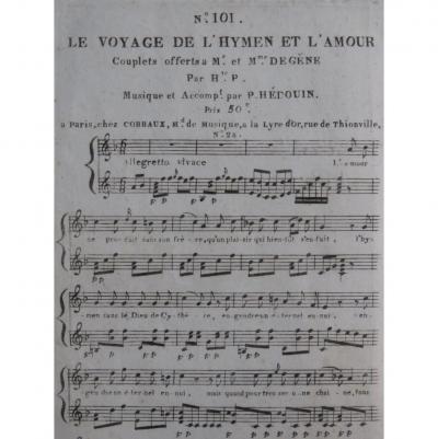 H�douin P. The Journey of Hymen and Love Song Guitar Ca1820