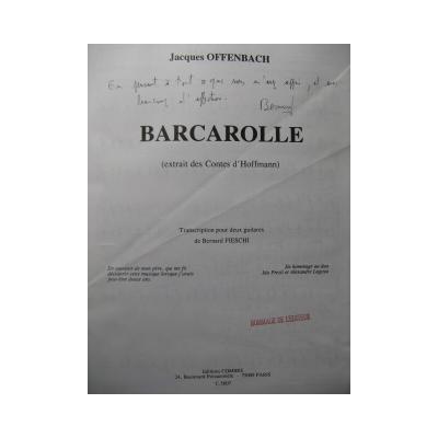 Offenbach Jacques Barcarolle 2 Guitars 1994