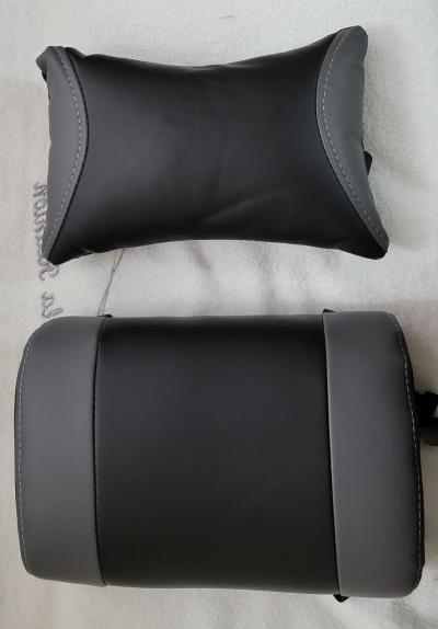 1 lot de 2 coussins  nuque et  lombaires pour chaise bureau, de jardin