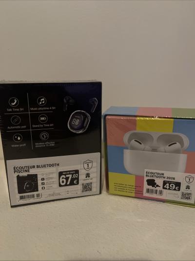 OFFRE EXCEPTIONNELLE   Double Pack �couteurs Bluetooth Piscine