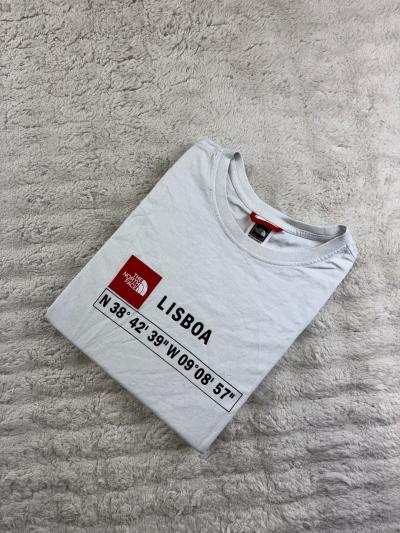 The North Face Lisboa Coordinates Graphic T Shirt White Size M
