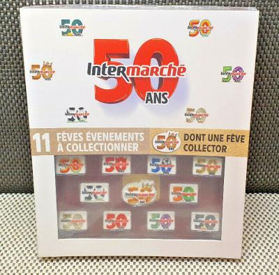 Intermarch� 50 Jahre Feve Set 11 Ereignisfeves Davon 1 Sammlerfeve NEU