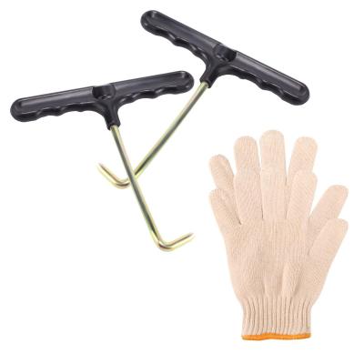 2pcs Extracteurs Ressorts de Trampoline avec Gants en Coton, Outil de R�glage...