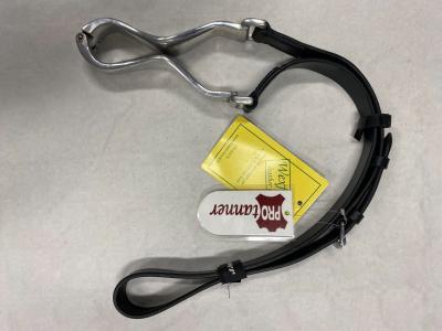 Mors d �quitation Protanner Cheval Inox Cintr� Cuir Noir Taille Unique Neuf