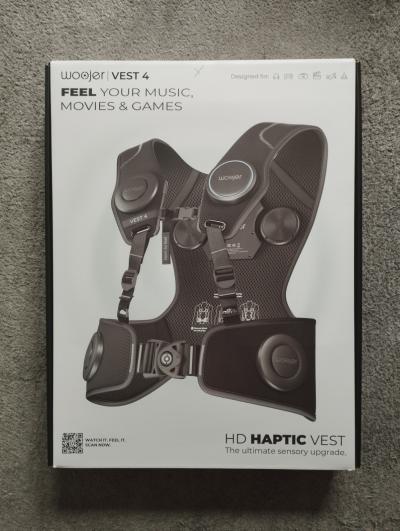 Woojer   HiFi Haptic Vest 4   Compatible with PS (3,4,5) Xbox (Series X, One X..
