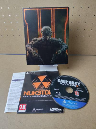 Call Of Duty Black Ops 3 Ps4 Steelbook �dition Jeu Jeux Sony Playstation 4
