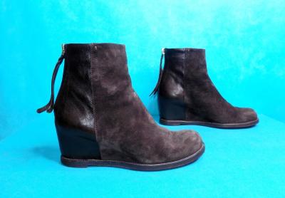 Keilstiefel Buttero Leder Braunes Wildleder Gr��e 39 Eu