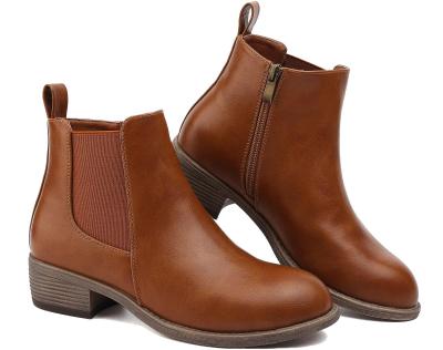 Bottes Chelsea Femme Imperm�ables � Fermeture Lat�rale Bottines Confort Talon...