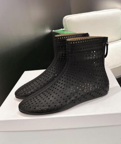 Paire De Boots En Cuir Isabel Marant