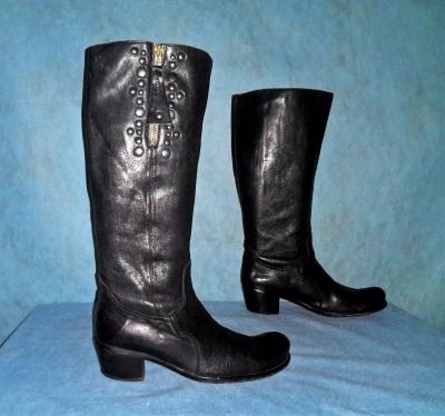 Stiefel IKKS Leder Schwarz P 37 Fr