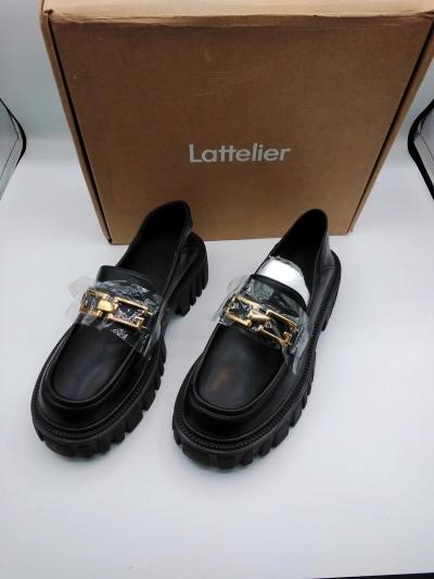 Chaussures femme neuves noires talon compens� derby l'atelier excellent �tat taille [taille] 36