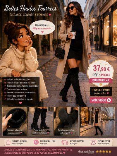 Cuissardes noires 42