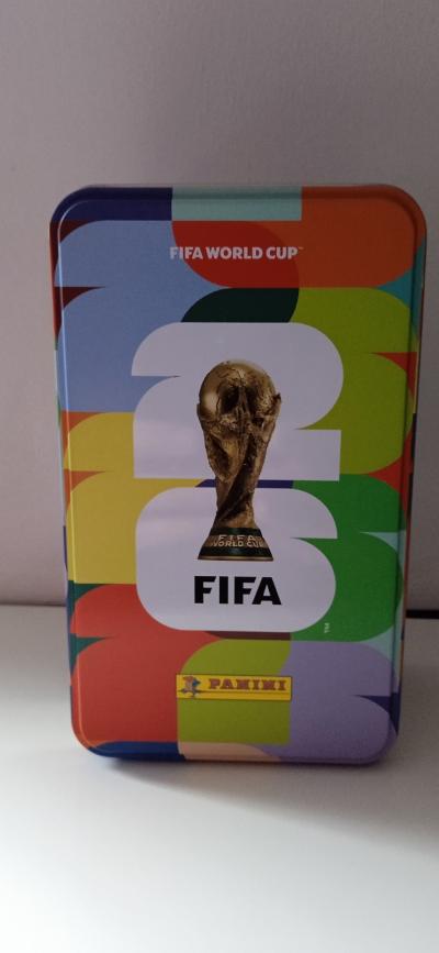 BOITE AUTOCOLLANT PANINI FIFA WORLD 2026 (Compl�te) NEUVE.