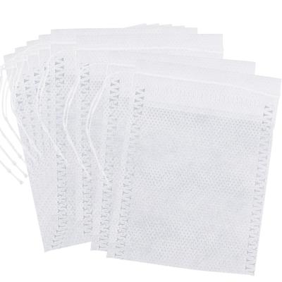 Lot de 200 sachets � th� jetables rectangulaires Blanc en papier filtrant, 6 ...