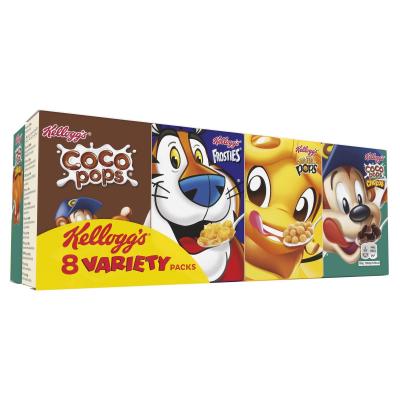 Assortiment de minis bo�tes de c�r�ales  Les 8 paquets, 215g
