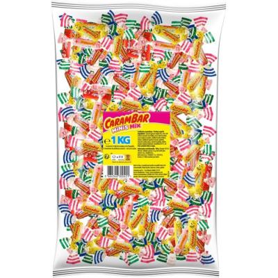 Bonbons mini carambar mix sachet de 1 kg NEUF