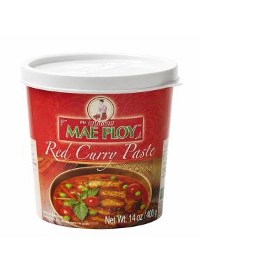 Mae Ploy P�te de curry rouge 400 g   authentique tha�   �pices & lait de coco