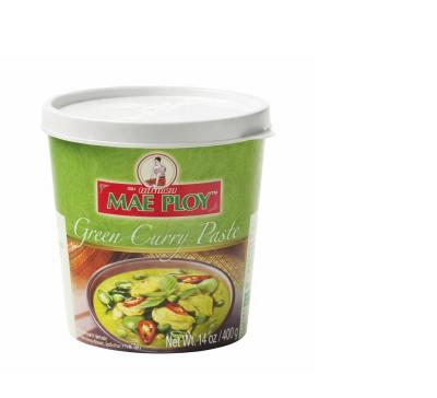 Mae Ploy P�te de curry vert 400 g   authentique tha�   �pices & lait de coco