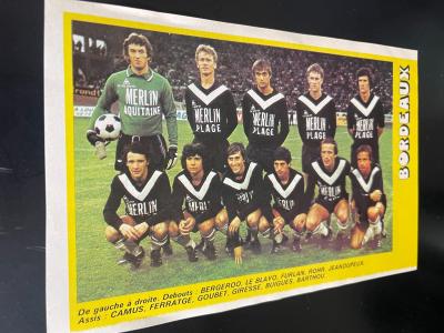 coupure presse clipping   �quipe GIRONDINS DE BORDEAUX 70s