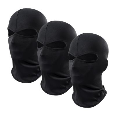 3 Pcs Cagoule Masque de Ski, Cagoule avec 2 Trous pour Hommes Femmes, Skimask...