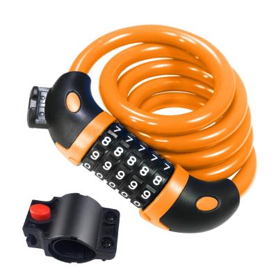 Antivol Velo, 120 cm-12 mm, Niveau de S�curit� Tr�s �lev�, avec Code Num�riqu...