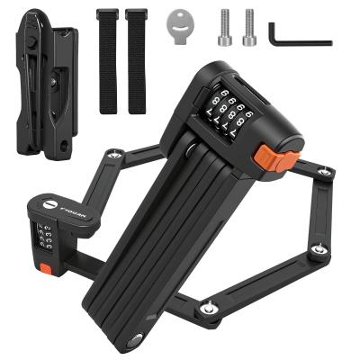 Antivol Velo Pliable, Antivol de V�lo Haute S�curit� Avec Support Serrure, Ca...