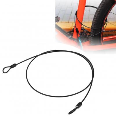 Corde de s�curit� circulaire pour v�lo en acier inoxydable, corde de s�curit�...