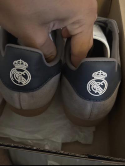 Adidas Gazelle Gris Real Madrid