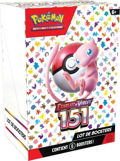 Bundle 6 boosters EV3.5 Pok�mon 151 FR Scell� Neuf