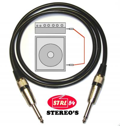 Cordino Jack Amplificatore HP Cavo 1,25 M Deflettore Sala Chitarra & Sono Cca 2