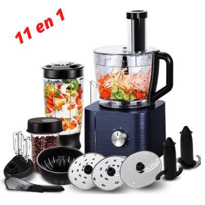 Robot Cuisine Multifonction 11 en 1 1100W 3.2L Blender P�trin Hachoir 3 Vitesses
