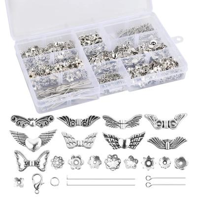 500 Pi�ces Perles d'ange DIY Accessoires, 200 Pi�ces Bouchon de Perle, 100 Pi...