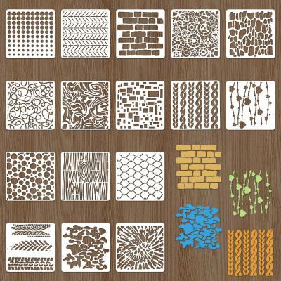 Lot de 16 pochoirs pour graffitis et pochoirs � pulv�riser et � peindre, poch...