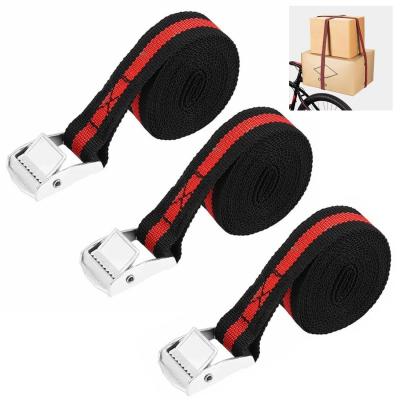 3 Pi�ces Sangle d'Arrimage � cliquet, Sangle � Cliquet, 1,5M x 25mm Kit de Fi...