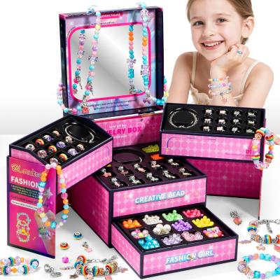 Kit de cr�ation de bijoux pour enfants  Bracelet � breloques et perles DIY po...