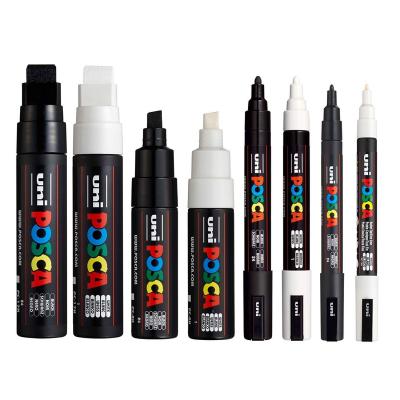 Lot de 8 stylos PC17 K, PC8 K, PC5 M, PC3 M Noir et blanc Taille moyenne � large