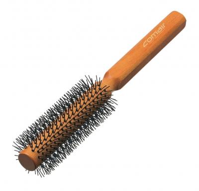 7000149 Brosse � cheveux ronde avec 16 rang�es de poils en nylon 38-18 mm