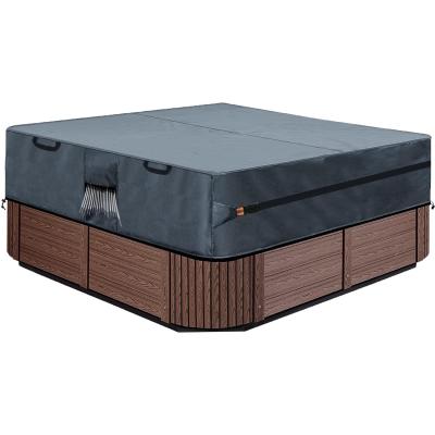 Housse de Protection pour Bain � Remous de Jardin  220 x 220 x 30 cm  Carr�  ...