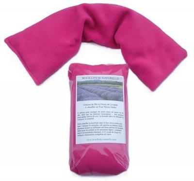 Bouillotte Bl�, Fleurs de Lavande Micro ondes Rose , Soulage Douleurs Arthrite