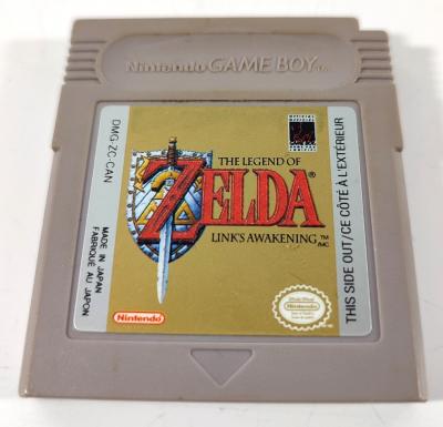 Jeu Game Boy en loose VF Zelda Link's Awakening DMG ZC CAN Officiel Pile ok