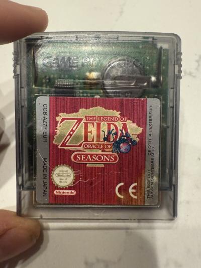 Jeu The Legend Of Zelda Oracle Of Seasons Gameboy Color Nintendo GBC Eur FR